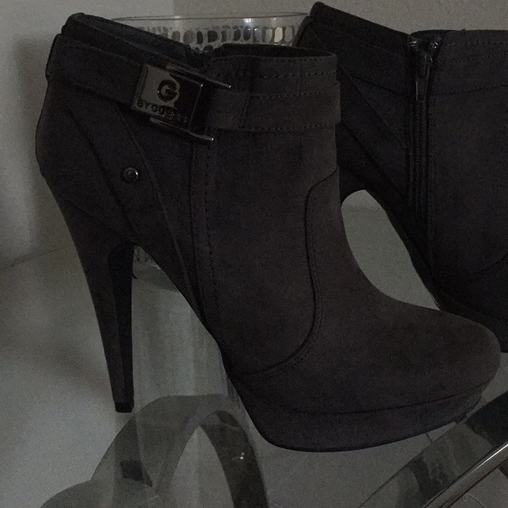 G By Guess ankle boots.